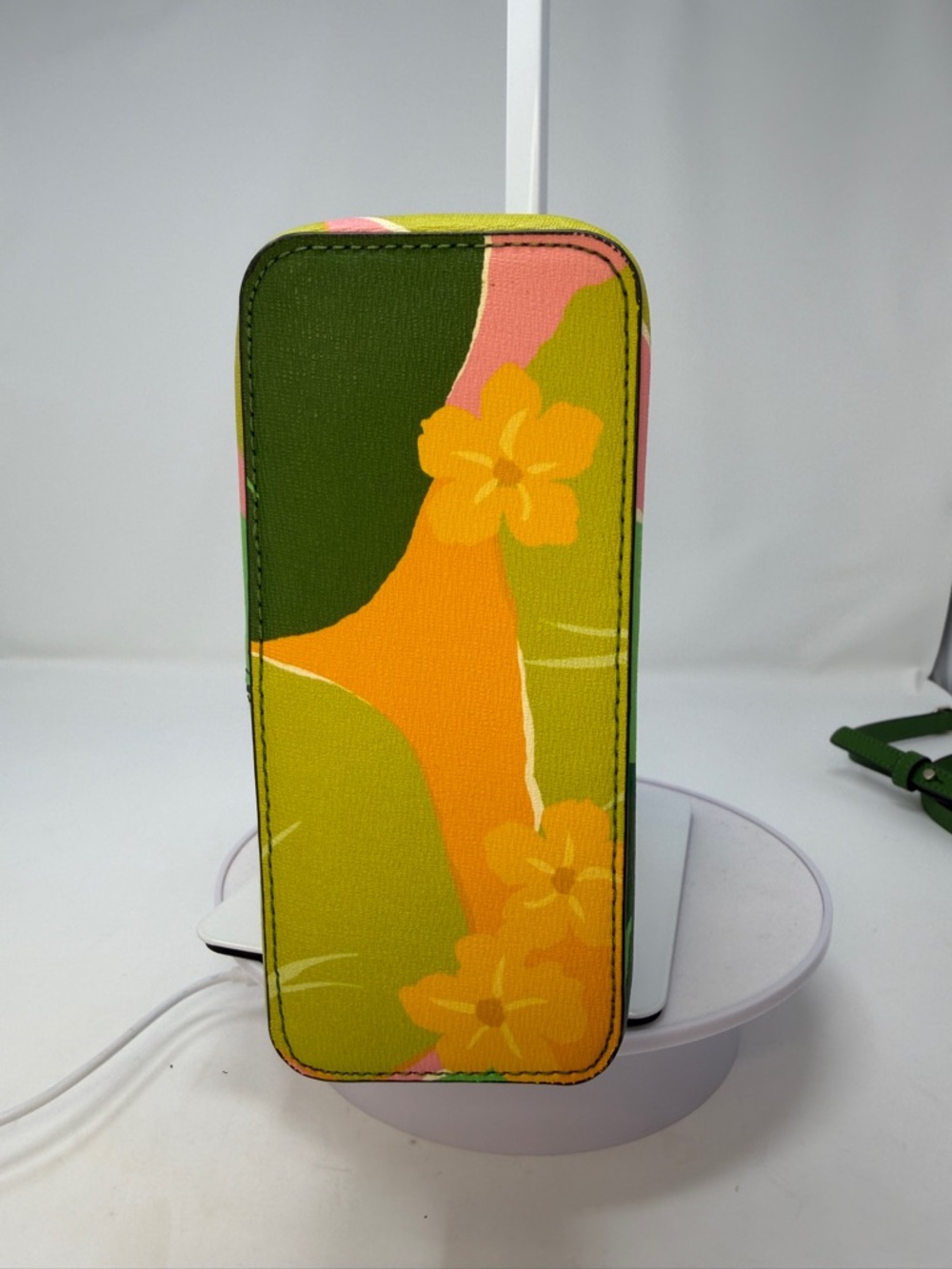 Kate Spade Voyage Cucumber Floral Small Top-Handle Crossbody - Picture 11 of 13